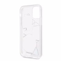 Guess GUHCN58ROSTRT iPhone 11 Pro läbipaistev hardcase Flower Desire roosa & valge Rose