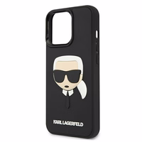 Karl Lagerfeld 3D kummist Karl's Head ümbris iPhone 13 Pro / iPhone 13 jaoks - must