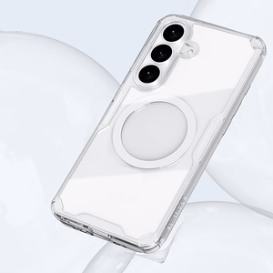 Nillkin Nature TPU Pro чехол совместимый с MagSafe для Samsung Galaxy S26+ белый