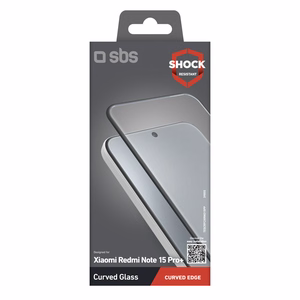 SBS Screenglass 4D karastatud klaas Xiaomi Redmi Note 15 Pro+ jaoks