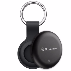 Must Blavec BTG-02 Bluetooth-esemejälgija võtmerõngaga Apple'i ja Androidi seadmetele (BTBTG02-B)