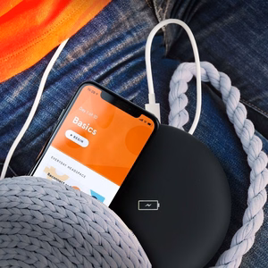 Juhtmevaba laadija Forcell F-Energy Qi QC 15W + data kaabel USB C to USB A must