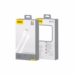 Dudao L2sL USB-A - Lightning 6A Cable 1.2m - White
