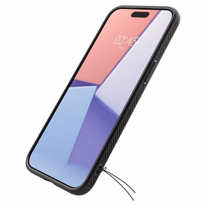 Spigen чехол LIQUID AIR для iPhone 15 Pro матовый чёрный