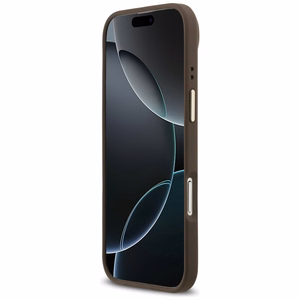 GUESS ümbris jaoks IPHONE 17 Air compatible with MagSafe GUHMP17MPG4SEMCW (PU W/ 4G Stripe) brown