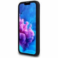 Guess Silicone Script Metal Logo MagSafe iPhone 16e Ümbris - Must