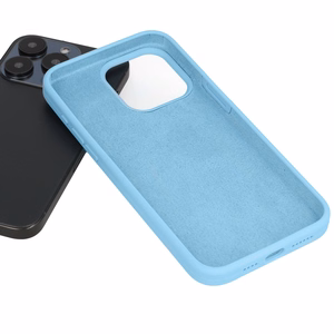 Silicone Lite Ümbris jaoks Iphone 16e light sinine