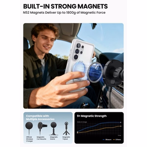 Supcase Cosmo Mag MagSafe Ümbris for Samsung Galaxy S26 Ultra - valge