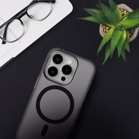 Ümbris jaoks Samsung S25 PLUS Forcell F-Protect Levels Dual Layer 4D technology compatible with Magsafe Military Drop-Test smoky must