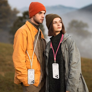 TECH-PROTECT C7S nöörist crossbody rihm erkroosa/kuldne