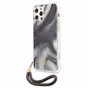 Guess GUHCP12LKSMAGR iPhone 12 Pro Max 6.7" hall/halli kõvakaaneline marmorkollektsioon