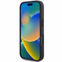 BMW Signature Leather Crossing Lines Pattern iPhone 16 Pro Ümbris - Must