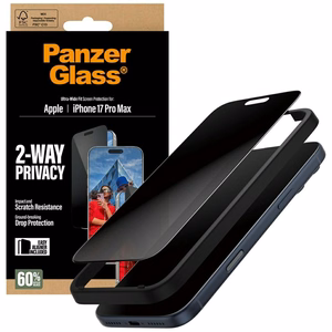 PanzerGlass Ultra-Wide Fit EasyAligner Privaatsus Glass jaoks iPhone 17 Pro Max