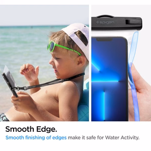 Spigen Aqua Shield A601 universaalne veekindel ümbris, läbipaistev