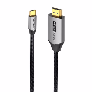 USB-C do HDMI 2.0 kaabel Vention CRBBH 2m, 4K 60Hz (must)