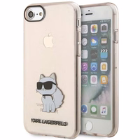 Karl Lagerfeld KLHCI8HNCHTCP iPhone 7/8/ SE 2020 / SE 2022 roosa/roosa hardcase Ikonik Choupette