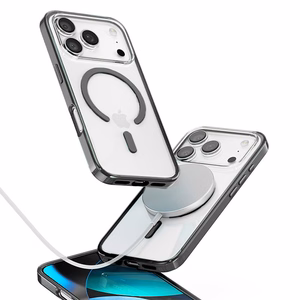 Rock Crystal Armor Series Magnetic Ümbris jaoks Iphone 17 Pro must