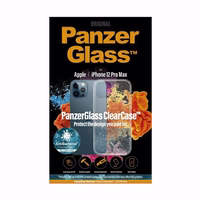 PanzerGlass ClearCase antibacterial ümbris jaoks iPhone 12 Pro Max - läbipaistev