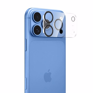 Läbipaistev Tech-Protect Cam Fit+ karastatud klaasist kaamerakaitse Apple iPhone 18 Pro telefonile