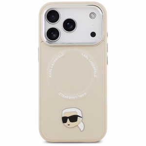 Karl Lagerfeld Karl Pin MagSafe Ümbris jaoks iPhone 17 Pro - Beige