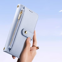 Dux Ducis Lawa Leather Ümbris jaoks Samsung Galaxy S25+ with Detachable Magnetic Wallet - sinine