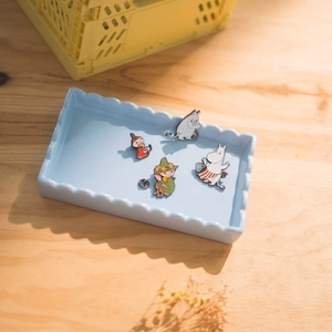 Moomins 4 rinnamärgi komplekt riietele või seljakotile