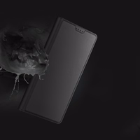 DUX DUCIS wallet ümbris SKIN PRO jaoks SAMSUNG A35 must