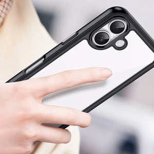 Outer Space iPhone 17 Ümbris - Must Läbipaistev