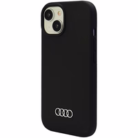 Audi Silicone Ümbris jaoks iPhone 15 - must