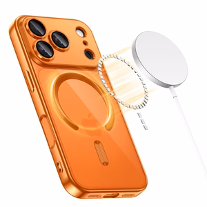 Tech-Protect MagFlex MagSafe ümbris iPhone 17 Pro jaoks - läbipaistev oranž