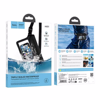 EOL Waterproof Ümbris jaoks mobile phone Hoco IPX8 HX51 must
