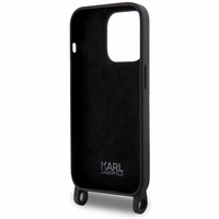 Karl Lagerfeld KLHCP15XSCBSKNK iPhone 15 Pro Max 6.7" hardcase must/must Crossbody Silicone Ikonik