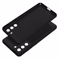 Ümbris jaoks Samsung S21 FE Breezy must