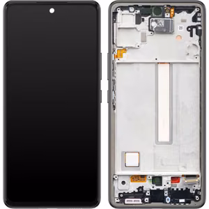 Оригинальный LCD-дисплей Samsung A536 Galaxy A53 5G с сенсорной панелью и рамкой, Awesome Black (Service Pack)