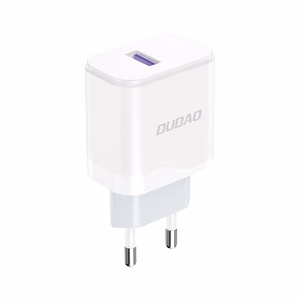 Dudao A20EU USB-A 18W network laadija - valge