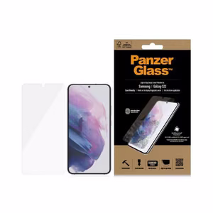 PanzerGlass E2E Microfracture antibacterial glass jaoks Samsung Galaxy S22 - with must raamiga