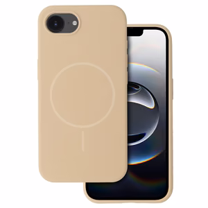 Magsafe Slim Silicone jaoks Iphone 16e brown