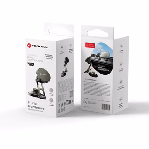 Magnetic car phone hoidja Forcell F-Grip IronSecure windshield / dashboard must