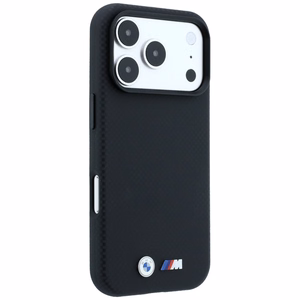 BMW M Quadrille Kevlar metalllogoga MagSafe-ümbris iPhone 17 Pro Max / 18 Pro Max jaoks, must