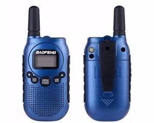 Baofeng BF-T6 Panda – käsiraadio, sinised, 2 tk komplekt