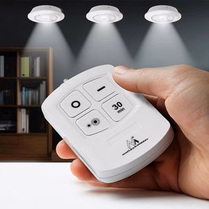 Maclean MCE165 – kaugjuhitav LED-lampide komplekt, 6 tk, AAA-patareid