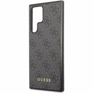 Guess GUHCS23LG4GFGR S23 Ultra S918 hall/hall hardcase 4G Metal kuldne Logo