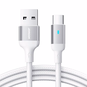 USB kaabel Joyroom S-UC027A10 USB to Type-C 3A 1.2m valge
