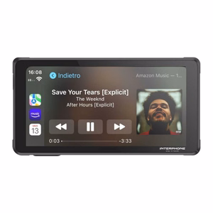 INTERPHONE SYNC55 nutiekraan (CarPlay / Android Auto), must