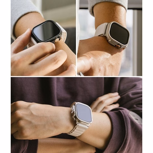 Ringke Slim 2-pack Case for Apple Watch Ultra 1/2 (49mm) - Clear & Titanium