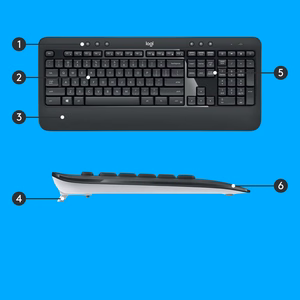 Logitech MK540 Advanced klaviatuuri ja hiire komplekt