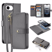 Dux Ducis Lawa iPhone 16e Leather Ümbris with Detachable Magnetic Wallet - Hall