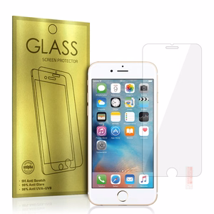 Закалённое стекло Gold для Iphone 6 Plus