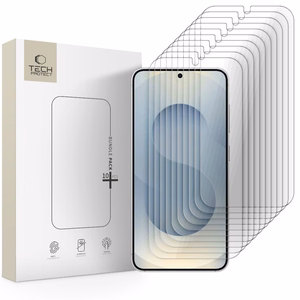 Прозрачное закалённое стекло Tech-Protect набор 10 шт. для Samsung Galaxy S24 S25