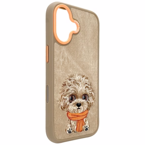Nimmy Big Eyed Pet 2.0 Dog ümbris jaoks iPhone 17 - beige